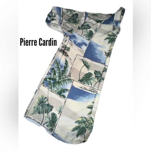 Pierre Cardin Hawaii button up men’s size XL tall NWT - Picture 2 of 7